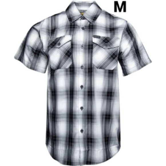 Dixxon SUTHERLAND 5YR Short Sleeve Bamboo Shirt - Men's M - Picture 1 of 11